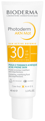 BIODERMA PHOTODERM AKN MAT PÄIKESEKAITSEKREEM SPF30 40ML