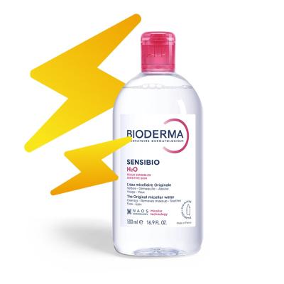 BIODERMA SENSIBIO H2O MITSELLAAR VESI TUNDLIKULE NAHALE 500ML