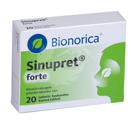 SINUPRET FORTE KAETUD TBL 12MG+36MG+36MG+36MG+36MG N20