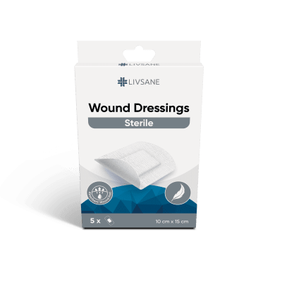 LIVSANE HAAVAPLAASTER 10X15CM STERIILNE N5