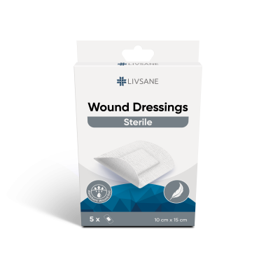 LIVSANE HAAVAPLAASTER 10X15CM STERIILNE N5