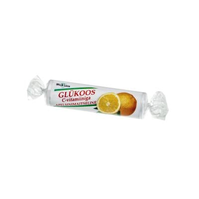 GLÜKOOS+VITAMIIN C TROPSID 30MG APELSIN N10