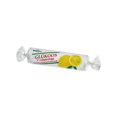 GLÜKOOS+VITAMIIN C TROPSID 30MG SIDRUN N10