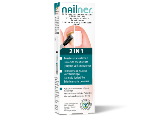 NAILNER 2IN1 KÜÜNEPINTSEL SEENHAIGUSTELE 5ML