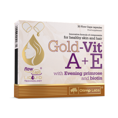OLIMPLABS GOLD-VIT A+E+KUNING. +BIOTIIN VEDELKAPSEL N30