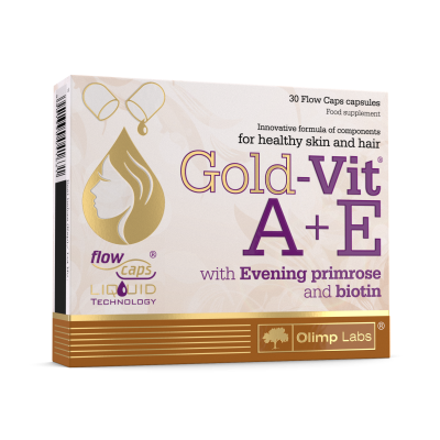 OLIMPLABS GOLD-VIT A+E+KUNING. +BIOTIIN VEDELKAPSEL N30