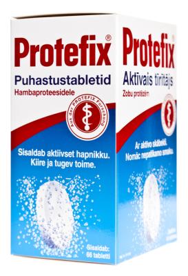 PROTEFIX HAMBAPROTEESIDE PUHASTUSTABLETID N66