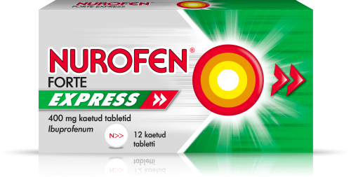 NUROFEN FORTE EXPRESS KAETUD TBL 400MG N12