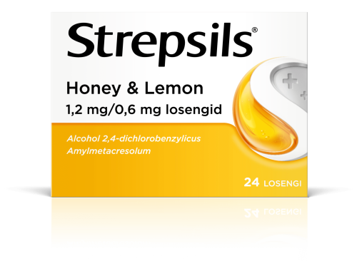 STREPSILS HONEY & LEMON LOSENG 0.6MG+1.2MG N24