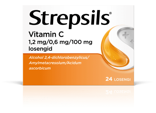 STREPSILS VITAMIIN C LOSENG 0.6MG+1.2MG+100MG N24