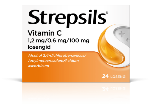 STREPSILS VITAMIIN C LOSENG 0.6MG+1.2MG+100MG N24