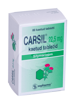 CARSIL KAETUD TBL 22.5MG N80
