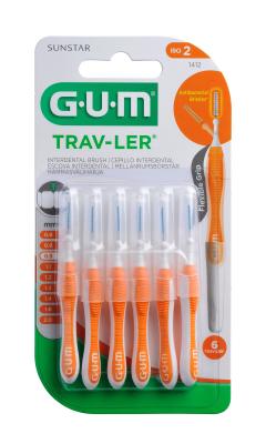 GUM HAMBAVAHEHARJAD TRAV-LER SILINDER 0,9MM ORANZ N6