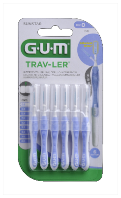GUM HAMBAVAHEHARJAD TRAV-LER SILINDER 0,6MM HELE LILLA N6