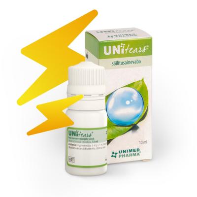 UNITEARS SILMATILGAD SÄILITUSAINEVABA 10ML