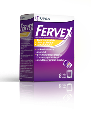 FERVEX SUUKAUDNE LAHUSE GRAANULID 500MG+25MG+200MG N8