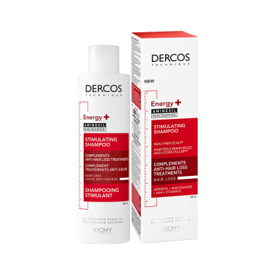 VICHY DERCOS ENERGY+  ŠAMPOON JUUKSEKASVU AKTIVEERIV 200ML