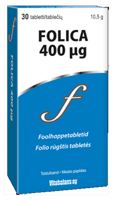FOLICA TBL 400MCG N30