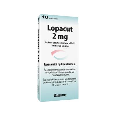 LOPACUT ÕHUKE POLÜMEERKATTEGA TBL 2MG N10