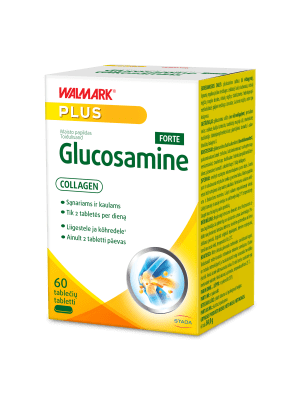 WALMARK GLUCOSAMINE+COLLAGEN FORTE TBL N60