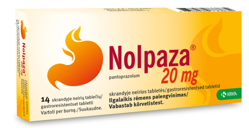 NOLPAZA GASTRORESIST TBL 20MG N14