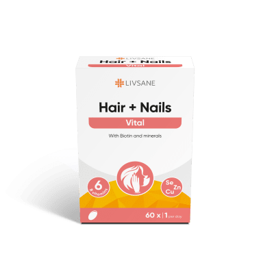 LIVSANE VITAMIINI KAPSLID JUUSTELE/KÜÜNETELE N60