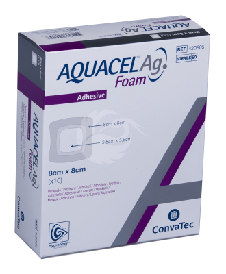 AQUACEL AG FOAM VAHTHAAVASIDE 8X8CM SILIKOONILINE KLEEPUV N10