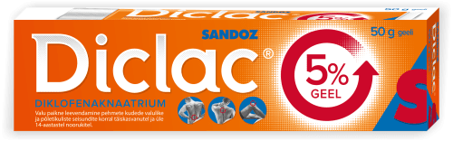 DICLAC 5% GEEL 50MG 1G 50G N1