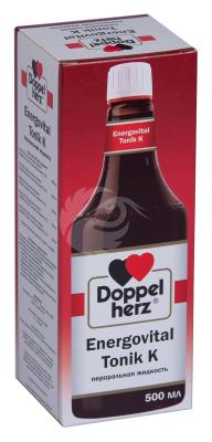 DOPPELHERZ ENERGOVITAL TONIK K SUUKAUDNE VEDELIK 500ML N1