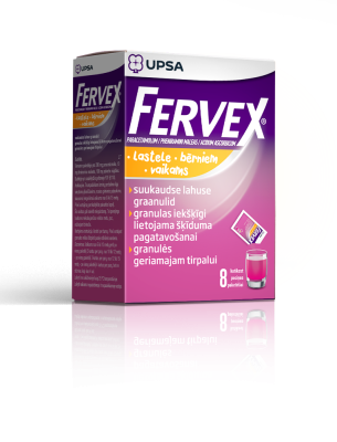 FERVEX SUUKAUDNE LAHUSE GRAANULID 280MG+10MG+100MG N8