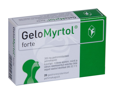 GELOMYRTOL FORTE GASTRORESIST PEHMEKAPS 300MG N20