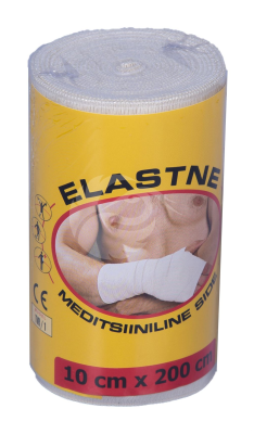 GUMTERAS MEDITSIINILINE ELASTIKSIDE 10X200CM KINNITUSKLAMBRIGA