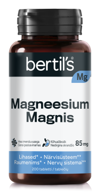 BERTILS MAGNEESIUM MAGNIS 85MG TBL N200