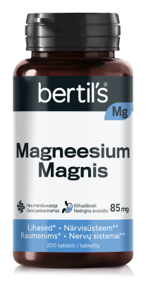 BERTILS MAGNEESIUM MAGNIS 85MG TBL N200