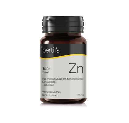 BERTILS KELASIN ZN TBL 15MG N100