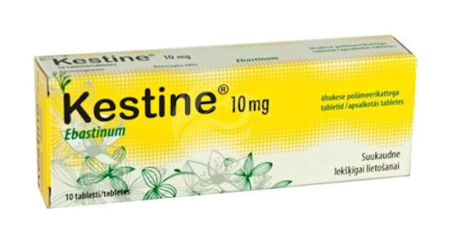 KESTINE 10 MG ÕHUKE POLÜMEERKATTEGA TBL 10MG N10
