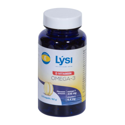 LYSI OMEGA-3 VITAMIIN E KAPSLID N120