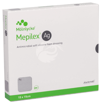 MEPILEX AG 15 X 15CM N5