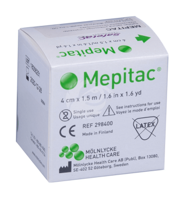MEPITAC RULLPLAASTER 4CMX1,5M SILIKOONIST