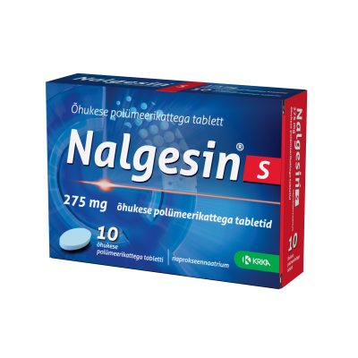 NALGESIN S ÕHUKESE POLÜMEERIKATTEGA TBL 275MG N10
