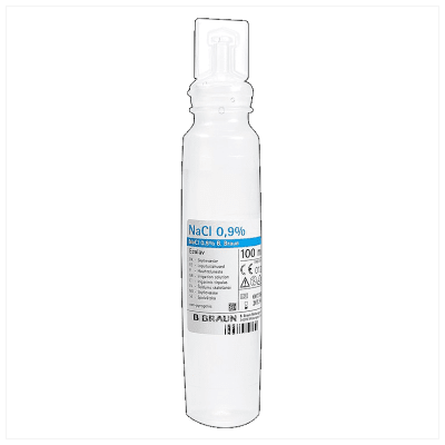 NATRII CHLORIDUM 0,9% B.BRAUN LOPUTUSLAHUS ECOLAV 100ML