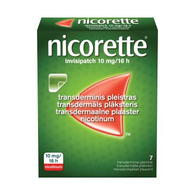 NICORETTE PATCH TRANSDERMMAALNE PLAASTER 10MG 16H N7