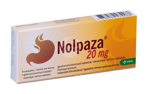 NOLPAZA GASTRORESIST TBL 20MG N7