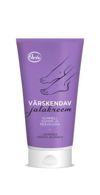 ORTO VÄRSKENDAV JALAKREEM KUMMEL,KAMPER,MEEVAHA 150ML