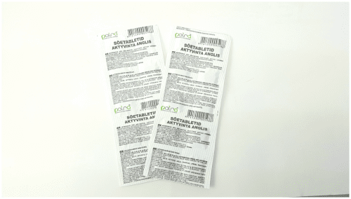 PAIRA SÖETABLETID (CARBO ACTIVATUS) 260MG N10