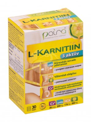 PAIRA L-KARNITIIN 3 AKTIIV KAPSLID N30
