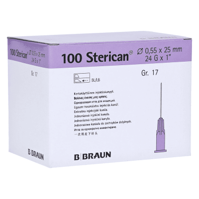 SÜSTLANÕEL STERICAN 24G 0.55X25MM (PAKK) N100
