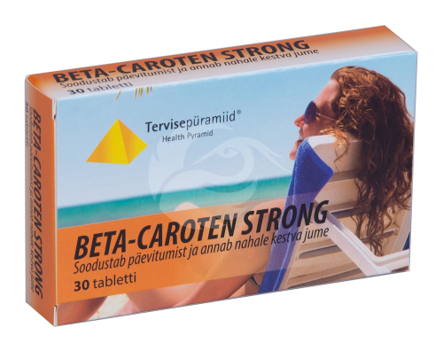 TERVISEPÜRAMIID BETA-CAROTEN STRONG TBL N30