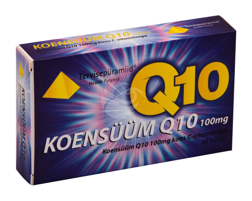 TERVISEPÜRAMIID KOENSÜÜM Q10 KAPSLID 100MG N30