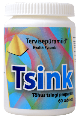 TERVISEPÜRAMIID TSINK TBL 25MG N60